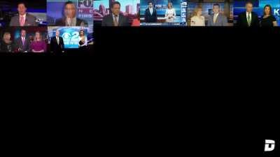 This is what happens when one company owns dozens of local news stations.