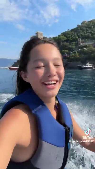 Lily Chee jet ski