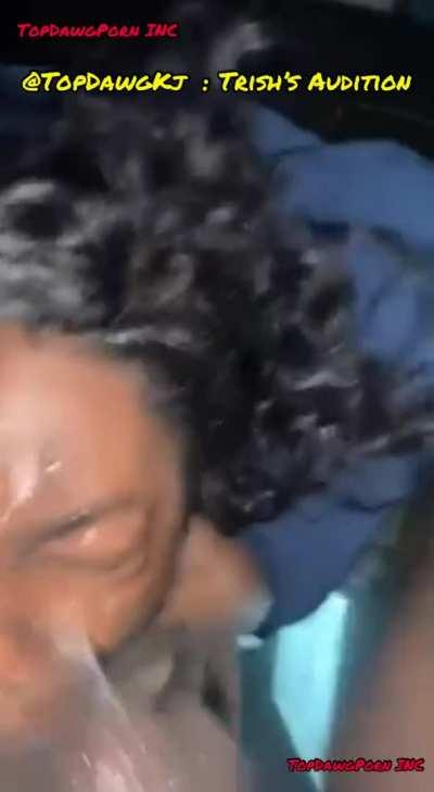 I had to test her throat 💪🏽