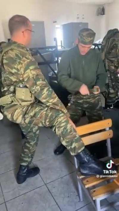 Most straight greek army guys