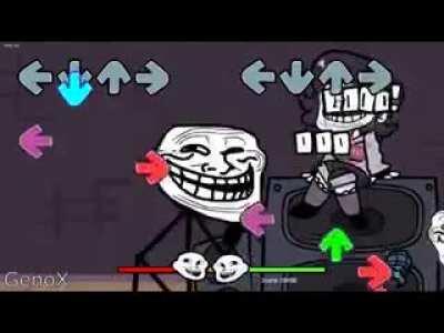 Troleador cara duelo musical