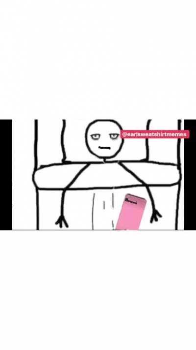 solace is a nightly routine... credit: @earlsweatshirtmemes on tik tok