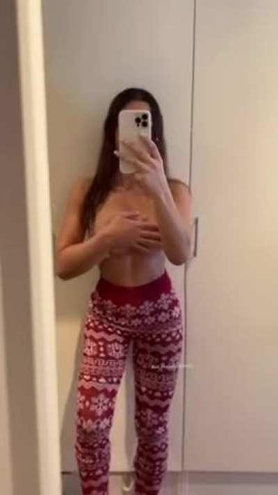 Mirror mirror on the wall, who has the biggest tits of them all