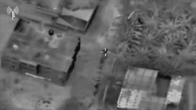 IDF strike on a rocket launching squad in the Gaza Strip. [00:12s][16/10/2023]