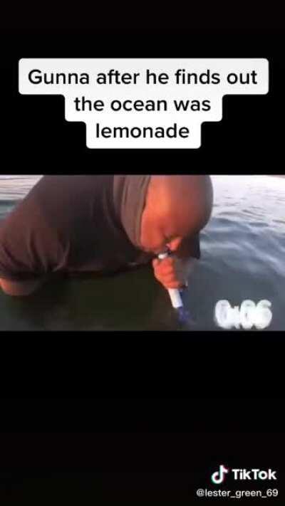 Gunna gonna make the ocean disappear 😳