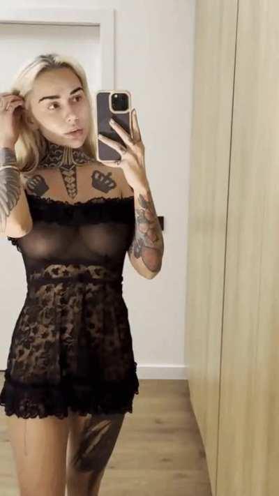 I can promise you she looks even better without underwear