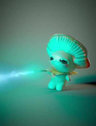 Cute myconid sorcerer. Made by me for the daily Sculptober2023 challenge 