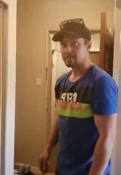 Drilling a hole in the wall to mount tv backfired