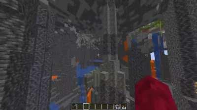 My jaw dropped, i have no words to this weird generation in new 1.18 snapshot