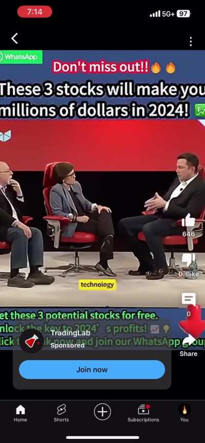 Just straight “stock trading” scam with AI Elon Musk as the cherry on top. 