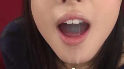 Beautiful Iori Kogawa Swallows a Load