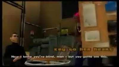 I know you're blind, but you gotta see this