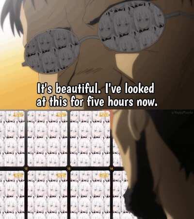 Even Gendo has fallen into the rabbit hole.