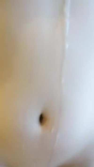 I made him cum so much from a blowjob it dripped all the way down to my pussy...