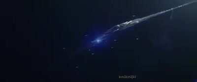 Perfectly cut starship destruction