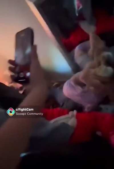 Girl Fight - Girls Hysterically Screams As Two Girls Throw Hands In The House 1v1 Fight