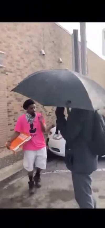 Undercover police caught on video trying to incite violence at Minneapolis riots. See Twitter link in comments for proof of his identity.