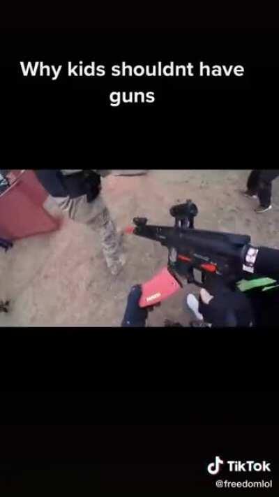 Airsoft gun freakout