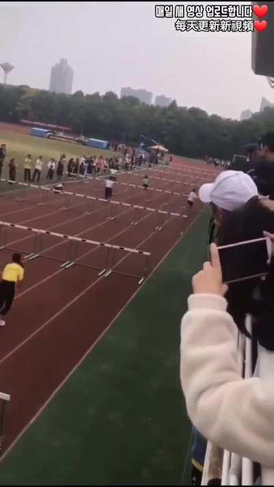 To run the hurdles