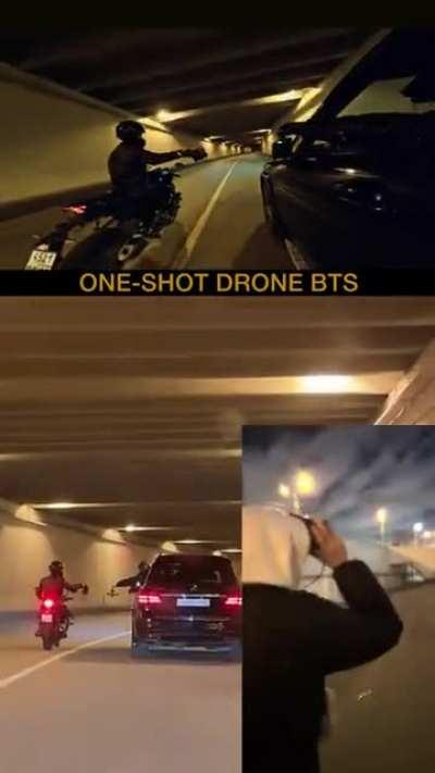 This incredible FPV drone shot choreography