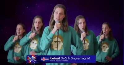 Daði Freyr had one of the best messages in last nights 