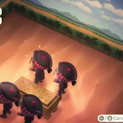 Spider say goodbye...