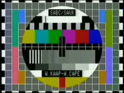 Can someone translate this for me? It is an old SABC test pattern. It's in Afrikaans.