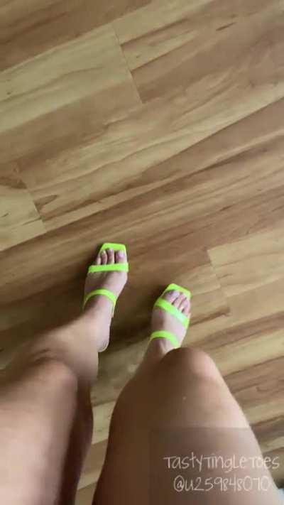 I’d love to walk all over you…