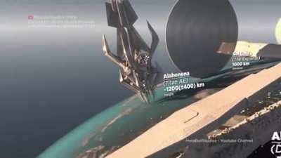 Giant starship size comparison