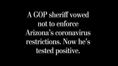 GOP Sheriff Says Goodbye