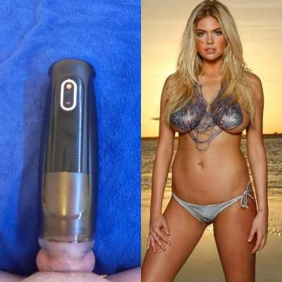 Took every ounce of effort to not cum right away for Kate Upton like this