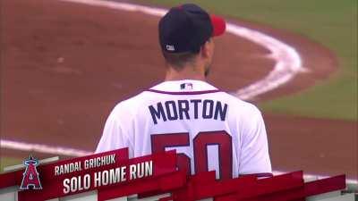 [Highlight] Grichuk hits a solo homer in his first game as an Angel 14 years after being drafted by them!