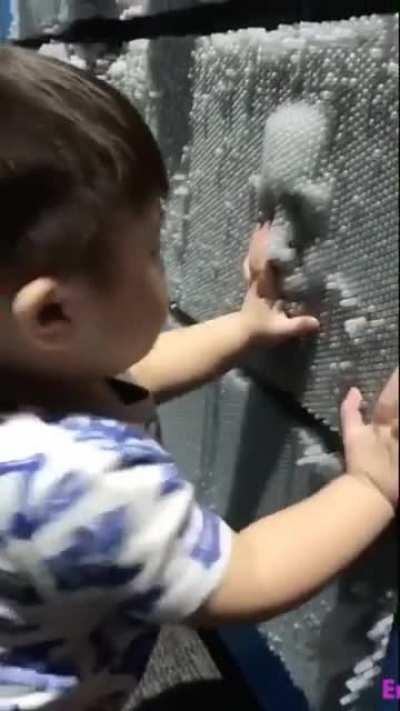 He entered a secret passcode