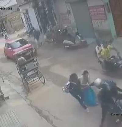 He thought he could make a quick escape.