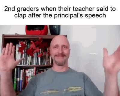 *claps intensifies*