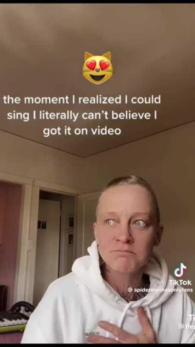 (Luckily she caught it on video)