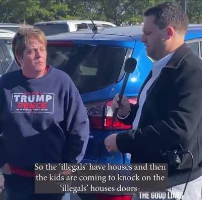 Trump supporter thinks illegal immigrants are going to be handing out drugs on Halloween
