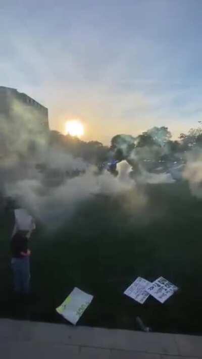 6/1/20 Richmond Virginia- cops shoot gas canisters at protestors