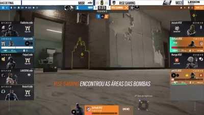 Rappz hides on bombsite and clutches the round!