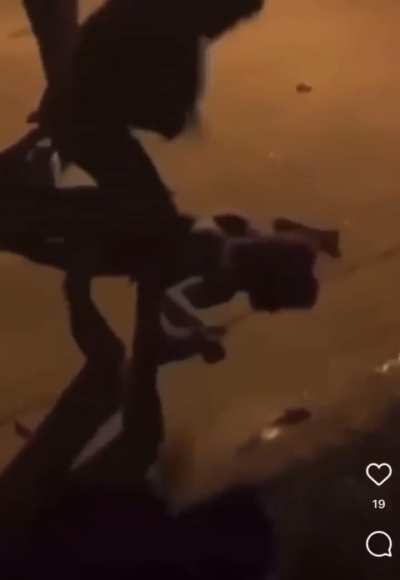 She was not waking up after those stomps