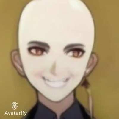 Bald Zhongli singing “What is love” (Made by me)