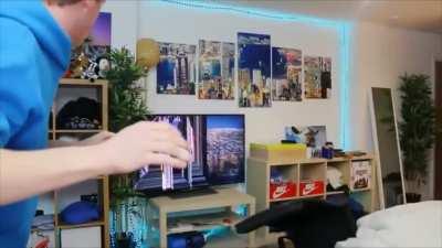 Breaks his TV over a loot box