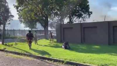 The damage after the Gas Tanker explosion in Boksburg South Africa 24 Dec 2022