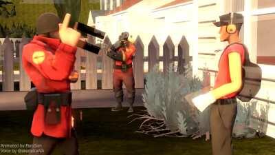 Soldier Roasts Scout