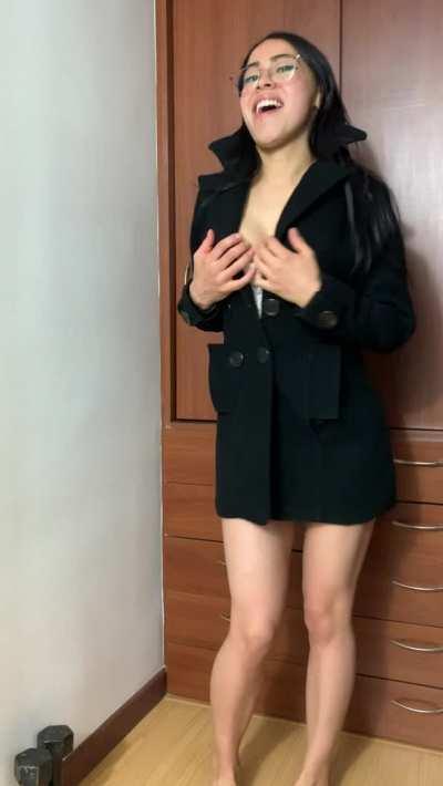 Big coats on a small girl… is that appreciated?