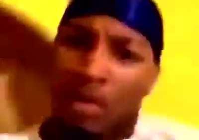 When Cory sees someone get brutally murdered in mortal kombat or something like that.