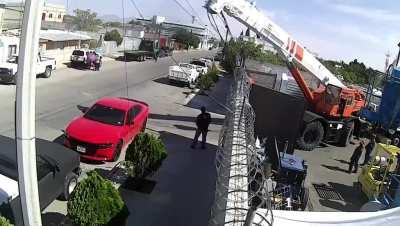 Watch man AND car survive