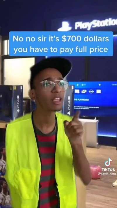 The life hack got me something else than a PS5