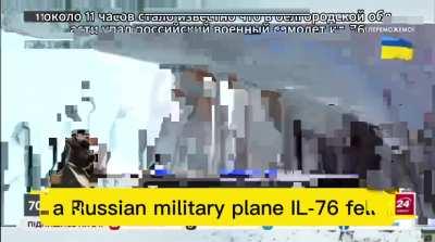  This is how Ukraine confirmed the news of targeting the Russian IL-76 (Before It realized that Arm forces of Ukraine actually targeted its POWs !)