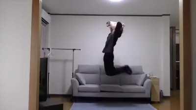 Behold, A Beat Saber Player In-Game